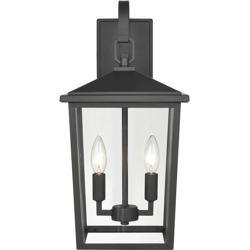 Fetterton 2 Light 18 inch Powder Coated Black Outdoor Wall Sconce